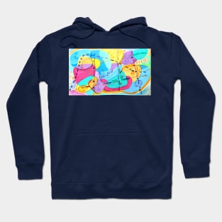 composition VII abstract Hoodie